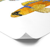 Freshwater Darter Art Poster (Hoek)