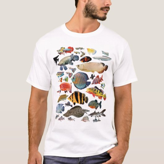 Freshwater Tropical fish T-shirt (Voorkant)