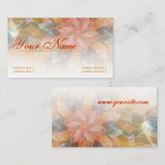 Freshziel Visitekaartje (Voorkant / Achterkant)