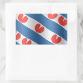 Fresian Flag Rechthoekige Sticker (Tas)