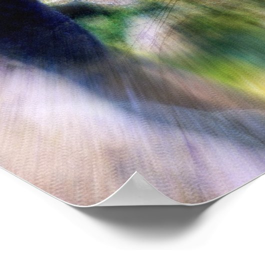 Fresian Horse Digital Art Poster (Hoek)