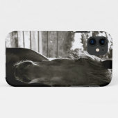 Fresian Horse IPhone Case (Achterkant (horizontaal))