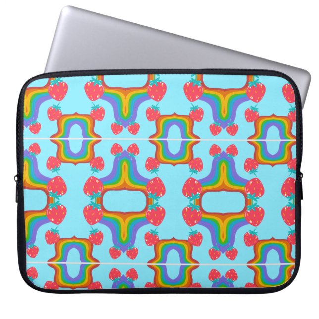 fresitapatroon laptop sleeve (Voorkant)