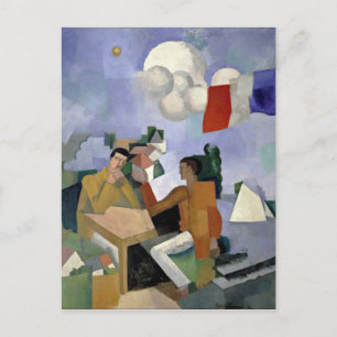 Fresnaye, verovering van de lucht, art 1913 briefkaart