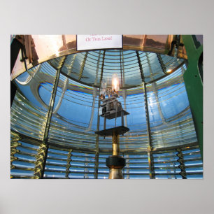 FRESNEL LIGHTHOUSE LENS POSTER