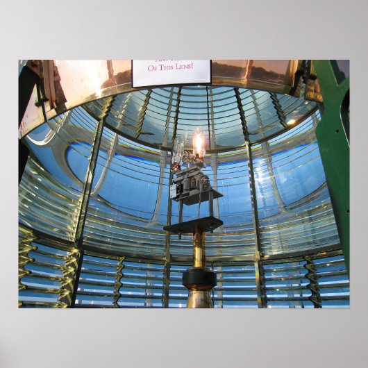 FRESNEL LIGHTHOUSE LENS POSTER (Voorkant)
