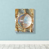 Fresnellens, Anacapa vuurtoren, Kanaaleilanden Canvas Afdruk (Insitu (Houten vloer))