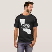Fresno California 559 netnummer T Shirt (Voorkant volledig)