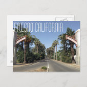 Fresno California Briefkaart (Voorkant / Achterkant)
