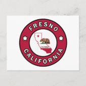 Fresno California Briefkaart (Voorkant)