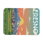 Fresno California Central Valley Magneet (Horizontaal)