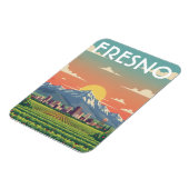 Fresno California Central Valley Magneet (Linkerzijde)