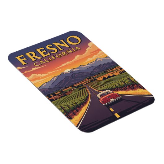 Fresno California Central Valley Magneet (Rechterzijde)