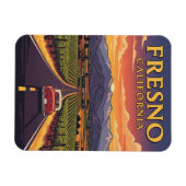 Fresno California Central Valley Magneet (Horizontaal)