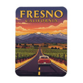 Fresno California Central Valley Magneet (Verticaal)