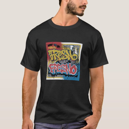 Fresno California Gift Idee T-shirt (Voorkant)