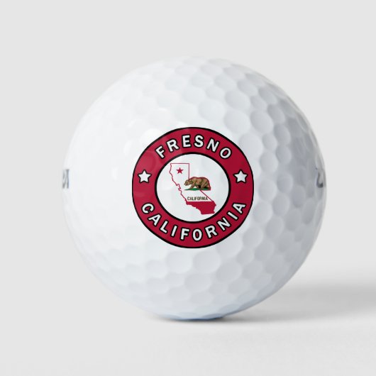 Fresno California Golfballen (Voorkant)