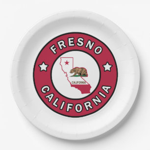 Fresno California Papieren Bordje