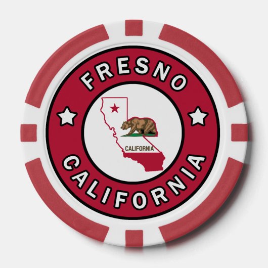 Fresno California Poker Chips (Voorkant)