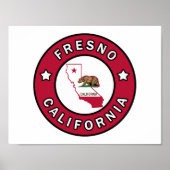 Fresno California Poster (Voorkant)