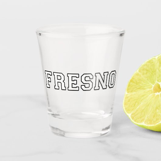 Fresno California Shot Glas (Voorkant)