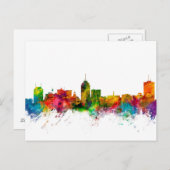Fresno California Skyline Briefkaart (Voorkant / Achterkant)