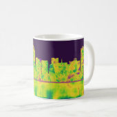 Fresno California Skyline Koffiemok (Voorkant rechts)