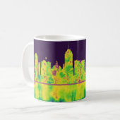 Fresno California Skyline Koffiemok (Voorkant links)