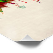 Fresno California Skyline Perfect Poster (Hoek)