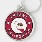Fresno California Sleutelhanger (Voorkant)