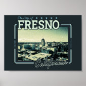 FRESNO CALIFORNIA - STAD FRESNO CA POSTER (Voorkant)