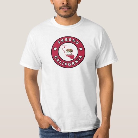 Fresno California T-shirt (Voorkant)
