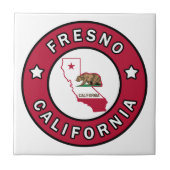 Fresno California Tegeltje (Voorkant)