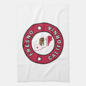Fresno California Theedoek (Verticaal)