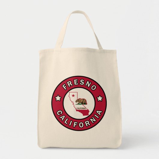 Fresno California Tote Bag (Voorkant)