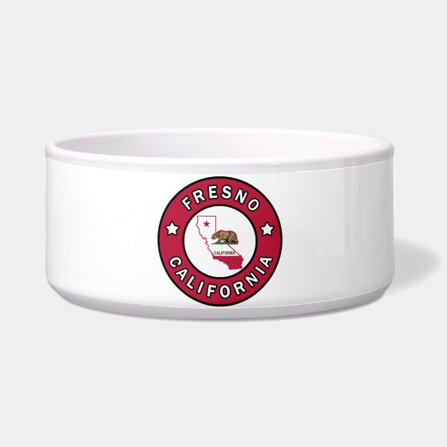 Fresno California Voerbakje (Voorkant)