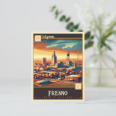 Fresno, Californië |  Briefkaart (Staand voorkant)