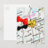 Fresno, Californië Briefkaart (Voorkant / Achterkant)