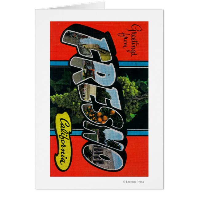 Fresno, Californië - grote Letter-scènes (Voorkant)