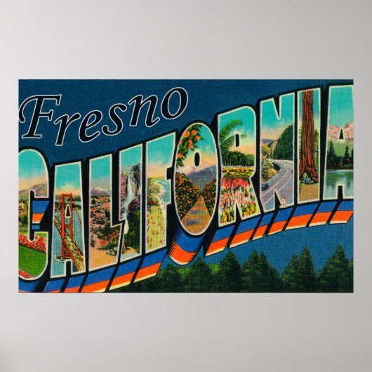 Fresno, Californië - Grote Letter-scènes 2 Poster (Voorkant)