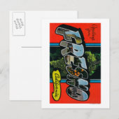 Fresno, Californië - grote Letter-scènes Briefkaart (Voorkant / Achterkant)