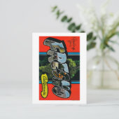 Fresno, Californië - grote Letter-scènes Briefkaart (Staand voorkant)