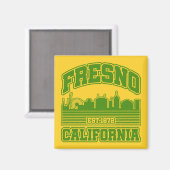 Fresno, Californië Magneet (Voorkant / Achterkant)