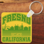 Fresno, Californië Sleutelhanger (Achterkant)