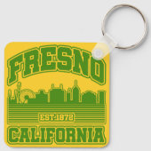 Fresno, Californië Sleutelhanger (Achterkant)