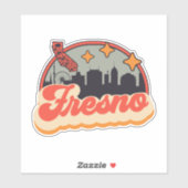 Fresno, Californië Sticker (Vel)