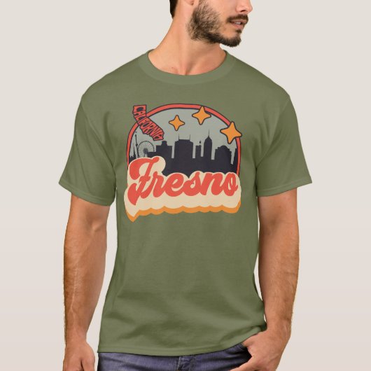 Fresno, Californië T-shirt (Voorkant)