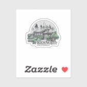 Fresno City California Verenigde Staten Sticker (Vel)