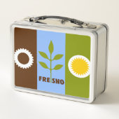 Fresno City vlag (Achterkant)