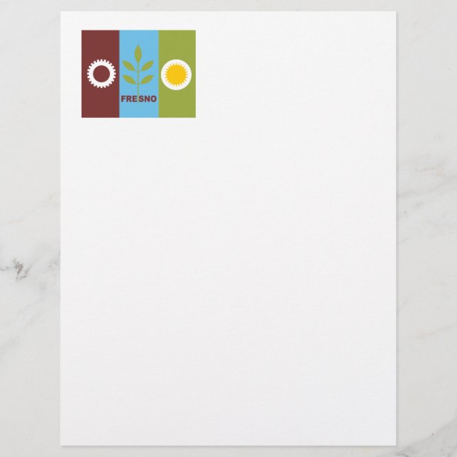 Fresno City vlag (Voorkant)